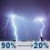 Tonight: Showers and thunderstorms likely before 7pm, then showers and thunderstorms between 7pm and 9pm, then a chance of showers and thunderstorms between 9pm and 3am. Mostly cloudy, with a low around 63. West wind 0 to 5 mph. Chance of precipitation is 90%. New rainfall amounts between a quarter and half of an inch possible. Tonight: Showers And Thunderstorms Likely