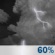 Thursday Night: Showers and thunderstorms likely before 2am, then a chance of showers and thunderstorms. Mostly cloudy, with a low around 57. Chance of precipitation is 60%. New rainfall amounts between a quarter and half of an inch possible. Thursday Night: Showers And Thunderstorms Likely